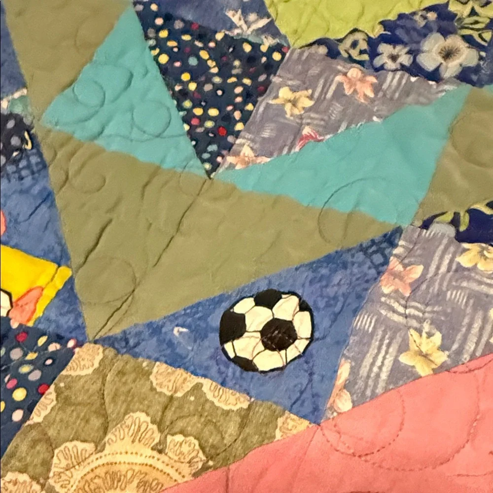 Colorful Patchwork Quilt